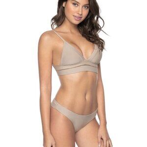 PilyQ Stitched Kylie Bikini Oyster